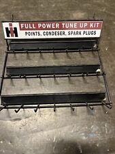 IH International Tractor Sign Farmall Spark Plugs Wires Service Station Shop Can picture