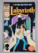 Labyrinth #1 Marvel Comic 1986 Low Mid David Bowie LABYRINTH Movie picture