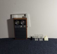 Vintage Flask Radio DECOY Vintage 1969 Royal London with Jiggers and Funnel VGC picture
