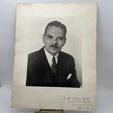 Thomas E. Dewey Signed Photograph Inscribed to Mrs. Marion Shulte 1947 picture
