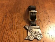 Caterpillar Cat 1972 47th Anniversary WHEEL LOADER  Pocket Watch Fob W/leather S picture
