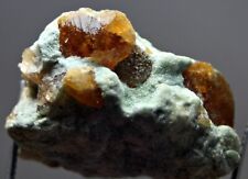 Excellent Spessartine Garnet Crystals Miniature Specimen Laghman Afghan 74.0 CT picture