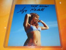 Suzy Kendall British actress signed autographed 4x4 photo Thunderball  picture