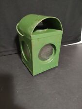 Early Green Metal Lantern With 4 Clear Reflectors  picture