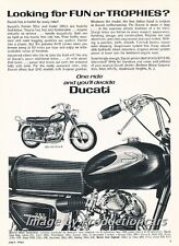 1965 Ducati 160cc Monza motorcycle Bike Original Advertisement Print Art Ad J765 picture