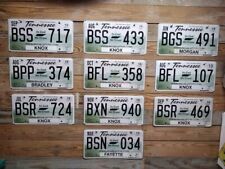 Tennessee 2018 Expired license plate Lot of 10  In God We Trust picture