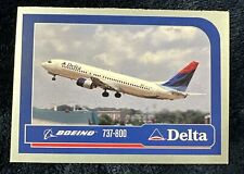 2003 Delta Air Lines Boeing 737-800 Aircraft Pilot Trading Card #5 Delta picture
