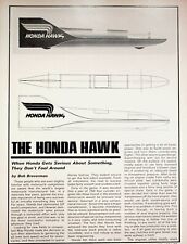 1971 Honda Hawk - 8-Page Vintage Motorcycle Article picture