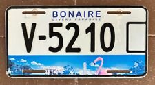 Bonaire 2014 DIVER'S PARADISE License Plate # V-5210 picture
