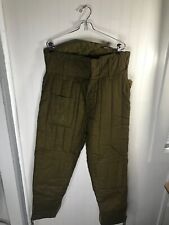 Vintage Men's 1970s Winter Brown Insulated Russian Army Pants Sz 34x30/32 70s picture