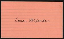 Lamar Alexander signed autograph 3x5 Cut American Politician Senator Tennessee picture