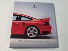 2002 PORSCHE PRESS KIT BINDER W/ PHOTOS & SLIDES 911 CARRERA BOXSTER 911 GT2 picture