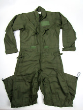 NOS 1968 Unused US Navy Marines CS/FRP-1 Flight Suit Coveralls Summer 38 R Nomex picture