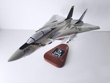 F-14A Tomcat VF-84 Jolly Rogers - Fighting 84 - Wood Desktop Model Airplane  picture
