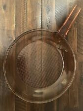 Amber Corning USA Vision Ware 10” Skillet Frying Pan With Waffle Bottom picture