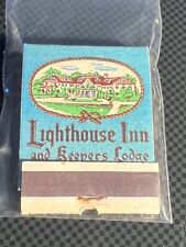 20 STRIKE MATCHBOOK - LIGHTHOUSE INN AND KEEPERS LODGE - NEW LONDON CT UNSTRUCK picture