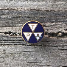 Vintage TPA Travelers Protective Assn Screw Back Lapel Pin Tiny N9 picture