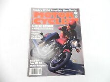 VINTAGE AUGUST 1982 MOTOR CYCLIST MOTORCYCLE MAGAZINE SINGLE ISSUE SPORT BIKES picture