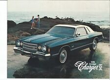 Original 1978 Dodge Charger SE Dealer Sales Brochure, catalog picture