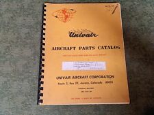 UNIVAIR AIRCRAFT PARTS CATALOG & DEALERS PRICE LIST SALES MANUAL 1968 No 168 picture