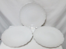 Mikasa Alviano white stoneware Dinner Plate Set 3 micro dish safe 11.5