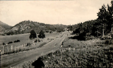 Scene along the road from Shawnee, Colorado to Denver, Colorado CO RPPC Postcard picture