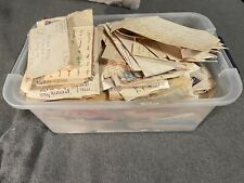 Lot of 100's Of Vintage Letters Correspondence WWII Ephemera 1880's - 1950's Vtg picture