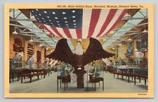 Postcard Main Exhibit Room Mariners' Museum Newport News Virginia picture