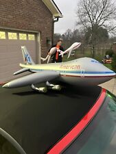 American Airlines Jet Air Inflatable Plane Aircraft 747 Boeing Toy Rare VTG 1970 picture
