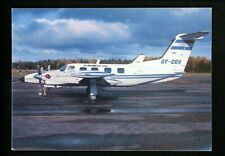 Aviation Airplane Airline postcard ALPHA AIR TAXI A/S, Denmark Piper PA-42 picture