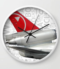 Northwest Airlines DC-10 Tail with Airport Codes - Wall Clock picture