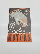 1938 Modes and Motors General Motors Styling Section Art Industry Design Booklet picture