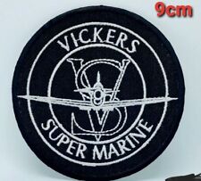 Vickers Super Marine Spitfire Aircraft Company Iron on Embroidered Patch picture