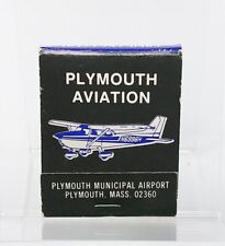 Vintage NOS Unstruck Matchbook Plymouth Aviation Cessna Pilot Center Airport picture
