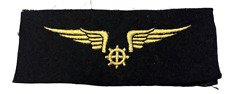 French Air Force Mechanic Patch Cloth Fabric Insignia Embroidered Wings Badge picture