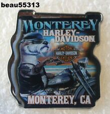⭐H-D OF MONTEREY CALIFORNIA HARLEY DAVIDSON DEALER VEST JACKET PIN picture