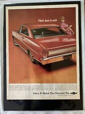 1966 Chevrolet Nova Chevy II Super Sport 327/325hp V8 *Original*GM ad print 1967 picture