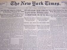 1939 AUGUST 8 NEW YORK TIMES - LECHE IS INDICTED ON FEDERAL CHARGE - NT 6839 picture