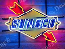 Sunoco Gas Gasoline Motor Oil Light Lamp Neon Sign 20