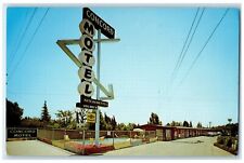 c1960 Concord Motel Clayton Road Signage Exterior Concord California CA Postcard picture