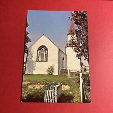 (1) Vintage Photo St. Thomas Anglican Church Moose Factory, Ontario Postcard picture