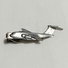 VINTAGE JET AIRPLANE METAL COLLECTIBLE RARE US MILITARY? NIPPY CLIP TIE CLIP picture