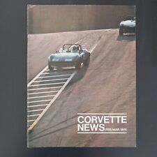 Corvette News Magazine February March 1974 Cars Collectors Clubs & Conventions picture