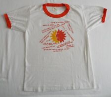 Vintage National Airlines NAL T-Shirt Sun King Logo Advertising Slogans picture