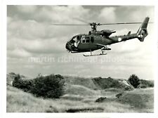 Aerospatiale SA.341 Army Helicopter XW276 Large Original Westland Photo, BZ542 picture