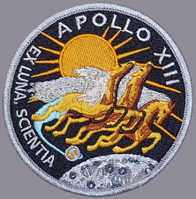 Apollo 13 XIII EX LUNA SCIENTIA Crew Patch Hook Fastener PATCH  picture