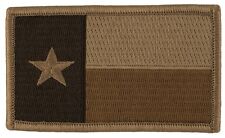 Tactical Patch (J18) Subdued Desert Texas State Flag (Hook Fastener) 17395 picture