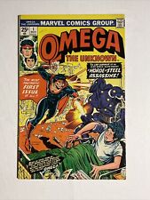 Omega The Unknown #1 (1976) 7.5 VF Marvel Bronze Age 1st App Comic Book picture