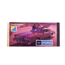 Vintage Matchbook Cover 1974 Ford Thunderbird - Jack Hay Motors Limited picture