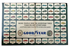 1967 Goodyear Tires Centerfold 52 Years Americas Number One Vintage Print AD picture
